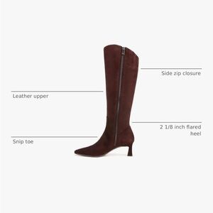 NIB Naturalizer Deesha Knee-High Boots WIDE